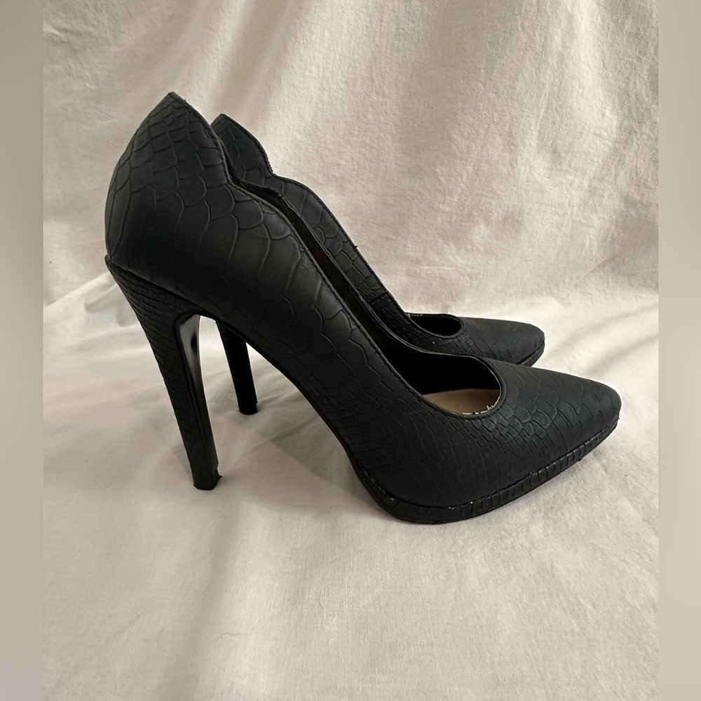 Call it Spring Black High Heels